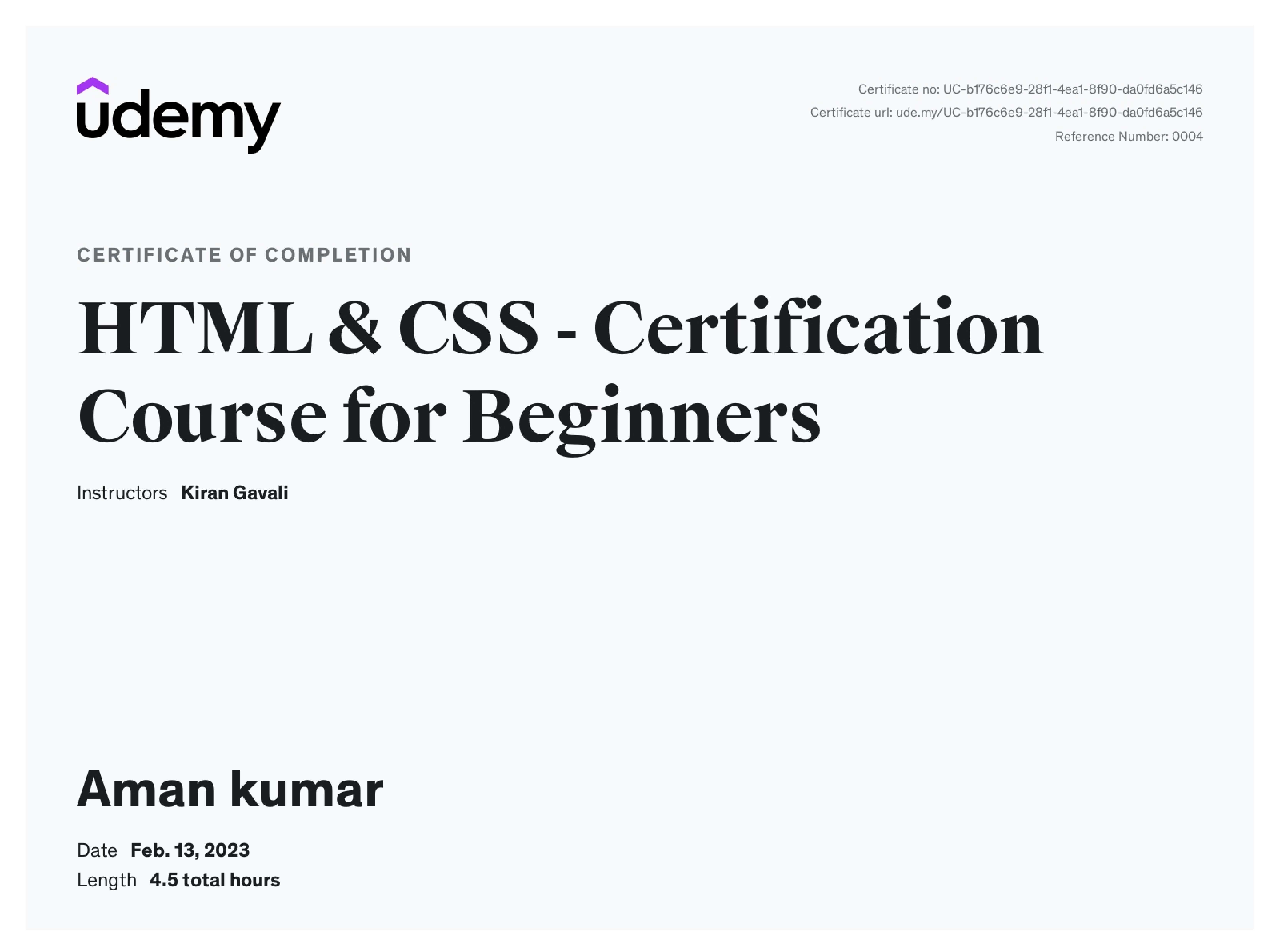 Web Accessibility Certificate